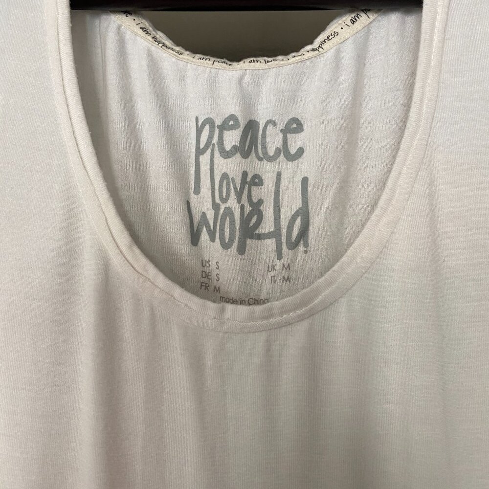 Peace Love World Life Is Pretty Amazing Tank - Picture 3 of 3